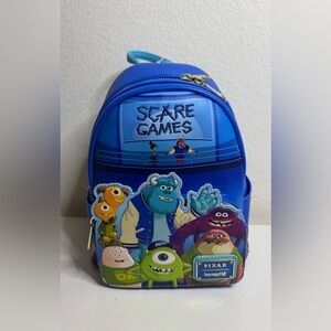 Loungefly Pixar Monster's University Scare Games Mini Backpack